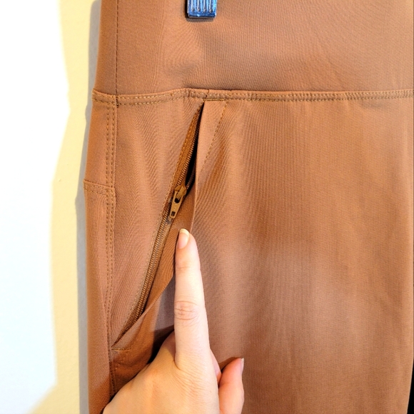 Columbia Anytime Slim Pull On Pants Women's Light Brown - Picture 3 of 15
